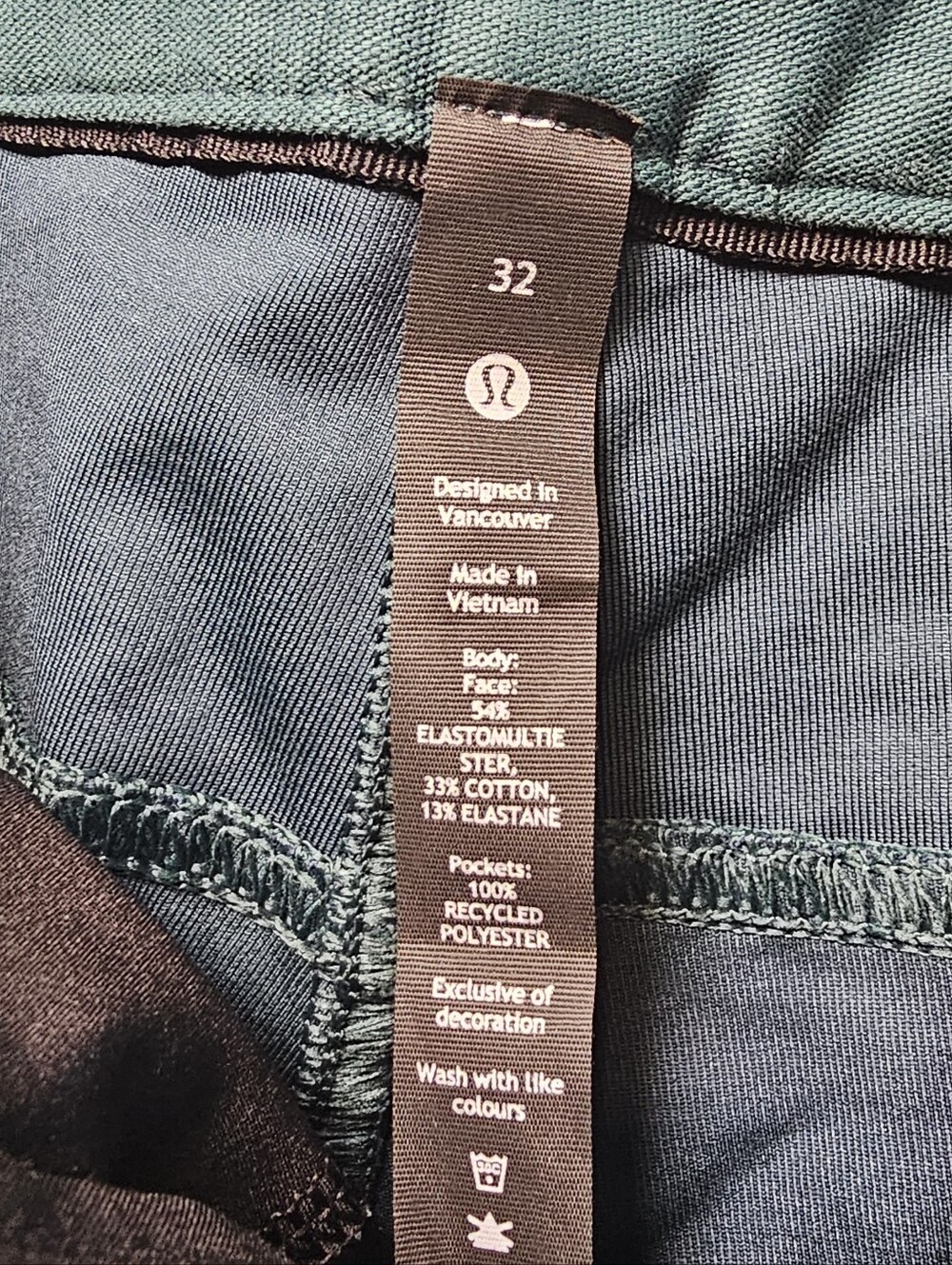 Lululemon ABC Ultitech Jasper Green Classic Pants 32 - Picture 5 of 7